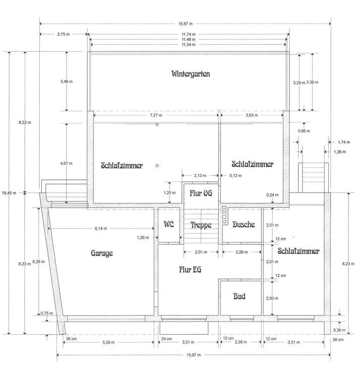 Erdgeschoss + Obergeschoss