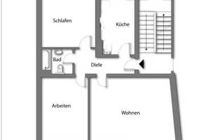 Charmante 3-Zimmer-Altbauwohnung im Zooviertel mit Balkon und Einbauküche – Kühlwetterstraße 38, 40239 Düsseldorf – Vorschaubild 20