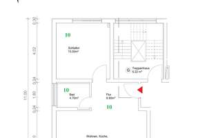 Geschmackvolle, neuwertige 2-Raum-Wohnung mit gehobener Innenausstattung mit EBK in Darmstadt – Donnersbergring 42, 64295 Bessungen, Darmstadt – Vorschaubild 16