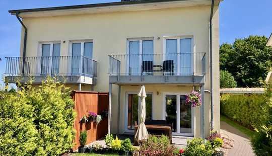 Bild von Sonniges Familienhaus mit Premium-Austattung *Balkon, Kaminofen, Wärmepumpe, Geothermie, Carport ...