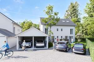 Grüne Oase im Münchener Norden: Neubau-DHH nahe Karlsfelder See | KfW-55 | EEK A+ | Provisionsfrei – Die vollständige Adresse der Immobilie erhältst du vom Anbieter., 85757 Karlsfeld – Vorschaubild 2
