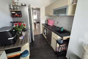 Modernes Bad mit Wanne, Terrasse zur Küche: Buckau – Südstraße 4, 39104 Buckau, Magdeburg – Vorschaubild 4