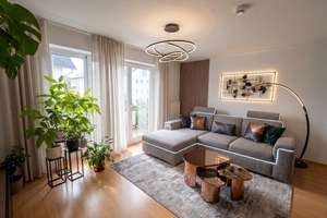 Helle, lichtdurchflutete 1-Zimmer-Wohnung mit Balkon in zentraler Lage