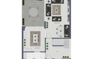 Saniert und Bezugsfrei! Reihenendhaus mit tollem Garten in Oldenburg Kreyenbrück – Die vollständige Adresse der Immobilie erhältst du vom Anbieter., 26133 Bümmerstede, Oldenburg (Oldenburg) – Vorschaubild 2
