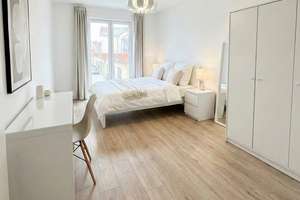 Erstbezug in den „Wertach Lofts“: Premium Co-Living inkl. Reinigung | voll möbliert – Tauscherstr. 1a, 86154 Oberhausen-Nord, Augsburg – Vorschaubild 1