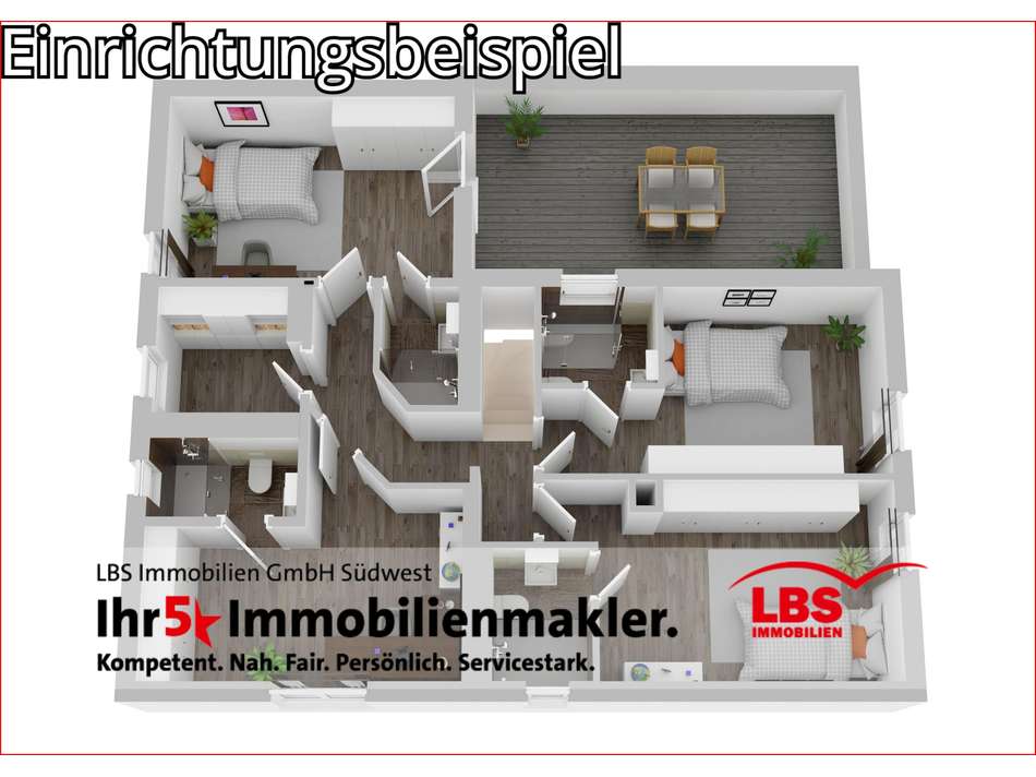 3 D Animationsplan Obergeschos