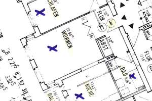 Helle, voll möblierte 2-Zimmer-Wohnung in Altbau in Berlin-Karlshorst – zur Miete für 6–9 Monate – Friedrichsteiner Straße 0, 10318 Karlshorst, Berlin – Vorschaubild 12
