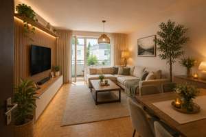 Lichtdurchflutete Wohnung mit Balkon, gr. Keller und Einliegerwohnung - Wohnrecht