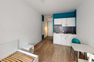 Studenten aufgepasst! Möbliertes 1-Zimmer-Apartment mit Einbauküche und Loggia – 60486 Bockenheim, Frankfurt am Main – Vorschaubild 3