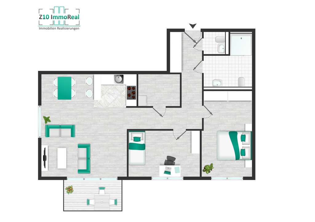 LS62-WE7 / 2. OG mit Aufzug