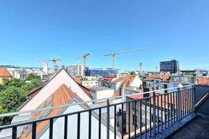 Stuttgart-Mitte: Exklusives Wohnen mit großzügigem Balkon und beeindruckendem Ausblick – Die vollständige Adresse der Immobilie erhältst du vom Anbieter., 70182 Rathaus, Stuttgart – Vorschaubild 4