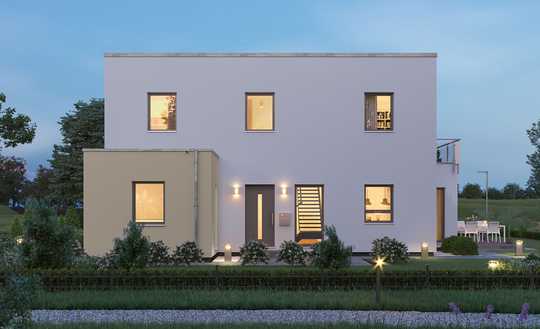 Moderne Villa mit Stilvollem Flachdach