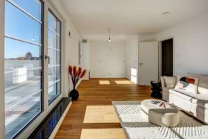 Alpenblick vom Bett aus - Dachterrasse -7.OG - 2,5 Zi-Whg., Homeoffice und EBK an U3 Obersendling – Die vollständige Adresse der Immobilie erhältst du vom Anbieter., 81379 Thalkirchen, München – Vorschaubild 7
