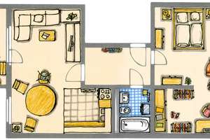 Sofort verfügbare 2-Raum-Wohnung nahe Zeisigwald – Zeisigwaldstr. 48, 9130 Yorckgebiet, Chemnitz – Vorschaubild 6
