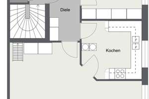 Gemütliches Ambiente mit Dachstudio + 3 Zimmer Wohnung, Stellplatz, Einbauküche – Laimgrubenstraße 12, 85051 Münchener Straße, Ingolstadt – Vorschaubild 11