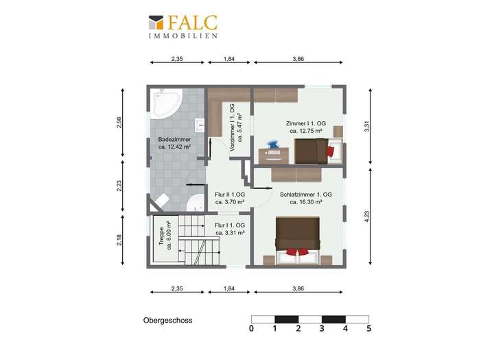 Grundriss Obergeschoss