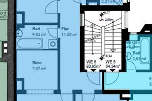 ★ Attraktive 3 Zimmer Wohnung im Altbau ★ – Ulmer Strasse 4, 86154 Links der Wertach-Nord, Augsburg – Vorschaubild 12