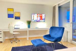 Helles möbliertes Apartment am Forum Schwanthalerhöhe – sofort frei – Theresienhöhe 6, 80339 Schwanthalerhöhe (Ortsteil), München – Vorschaubild 2