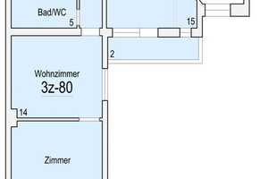 Entwicklungsobjekt mit Potential, Mehrfamilienhaus, 5 Etagen 12 WHG, 1 Gewerbe, im Alleinauftrag, VB – Bremerhaven – Vorschaubild 6