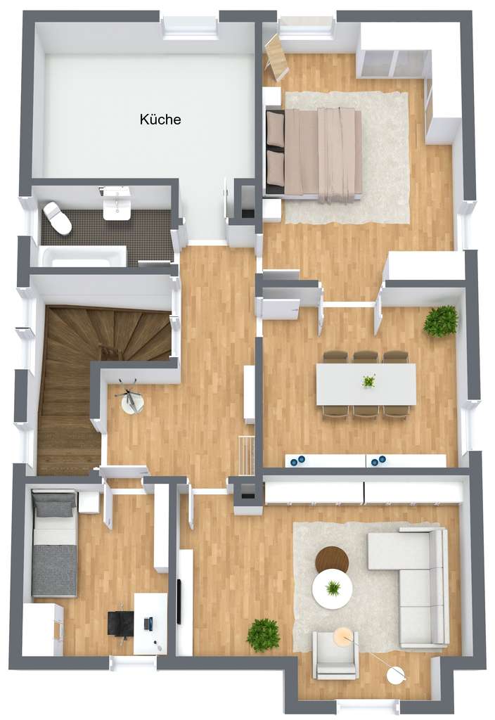 Immobilie in Oberursel - OBERURSEL: Stilvolles Altbau-Mehrfamilienhaus mit architektonischem Charme in ruhiger Wohnlage! - Bild 3