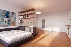 Exklusives 1-Zimmer Studio in bester Lage mit Tiefgarage  – Unnenland 9, 22177 Bramfeld, Hamburg – Vorschaubild 1