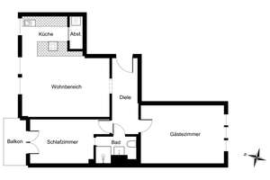 Stilvolles Wohnen in Düsseldorfs Altstadt – Sanierte 3-Zimmer-Wohnung nahe Rhein – Die vollständige Adresse der Immobilie erhältst du vom Anbieter., 40213 Altstadt, Düsseldorf – Vorschaubild 12