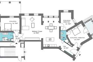 Komponistenviertel - Saniertes Loft im Gartengeschoss einer Villa – Die vollständige Adresse der Immobilie erhältst du vom Anbieter., 65193 Nordost, Wiesbaden – Vorschaubild 16