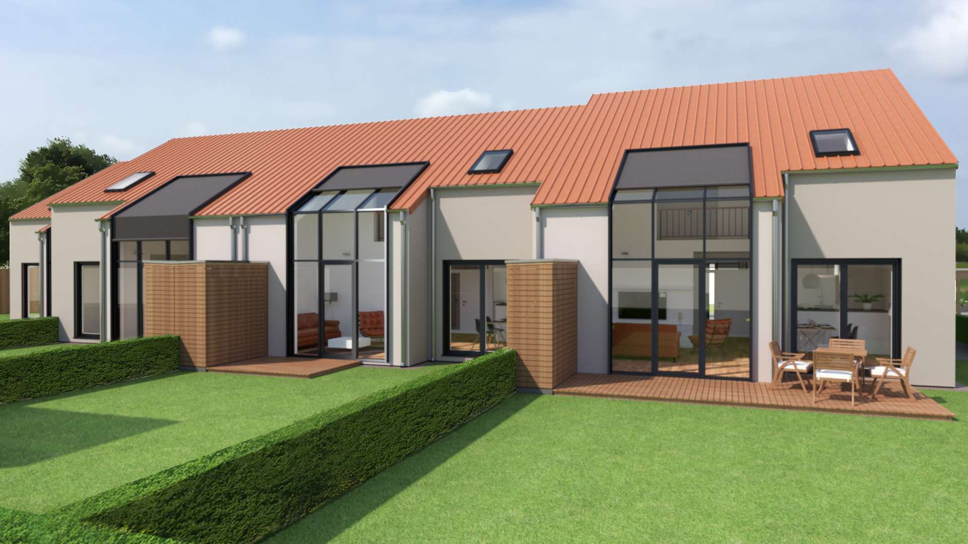 Attraktives Neubauprojekt WOB-Rossinistraße - Energieeffiziente Stadthäuser KfW 55