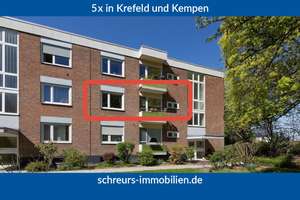 KR-Bockum - Charakterstarke ETW mit Südwest-Loggia und liebevollem Entwicklungspotential und Garage!