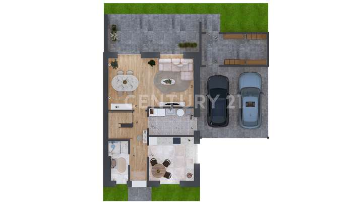 Grundriss Erdgeschoss visualis