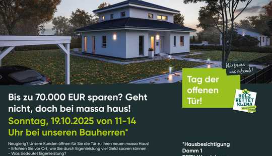 Bild von Baustellenbesichtigung nach Einzug , unsere Baufamilien öffnen die Tür :)