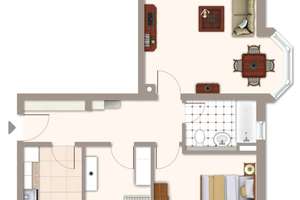 HEGERICH: 3-Zimmer-Terrassenwohnung mit Südwest-Ausrichtung in Fürstenried | aktuell vermietet – Die vollständige Adresse der Immobilie erhältst du vom Anbieter., 81476 Forstenried, München – Vorschaubild 12