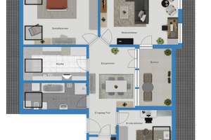 Wohnen zwischen Stadt und Natur – großzügige Dachgeschosswohnung in Heide-Süd – 6120 Heide-Süd, Halle (Saale) – Vorschaubild 2