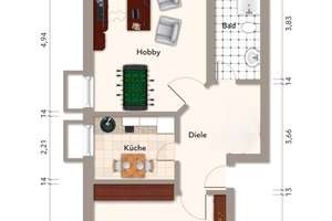 2 attraktive 2-Zimmer-Wohnungen im EG/UG mit Balkon & Garten – Die vollständige Adresse der Immobilie erhältst du vom Anbieter., 51107 Rath/Heumar, Köln – Vorschaubild 21