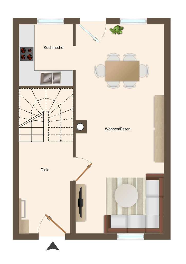 Immobilie in Windach - Doppelhaushälfte mit Familiärem Schnitt und gute Anbindung - Bild 4