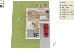 Neubau-Doppelhaushälfte mit KfW40-Energieeffizienzstandard - ideal für Familien! – Die vollständige Adresse der Immobilie erhältst du vom Anbieter., 94469 Deggendorf – Vorschaubild 3