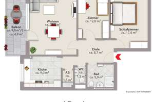  Geräumige 3-Zimmer-Wohnung mit Balkon in zentraler Lage von Bremen-Rönnebeck – Die vollständige Adresse der Immobilie erhältst du vom Anbieter., 28777 Rönnebeck, Bremen – Vorschaubild 19