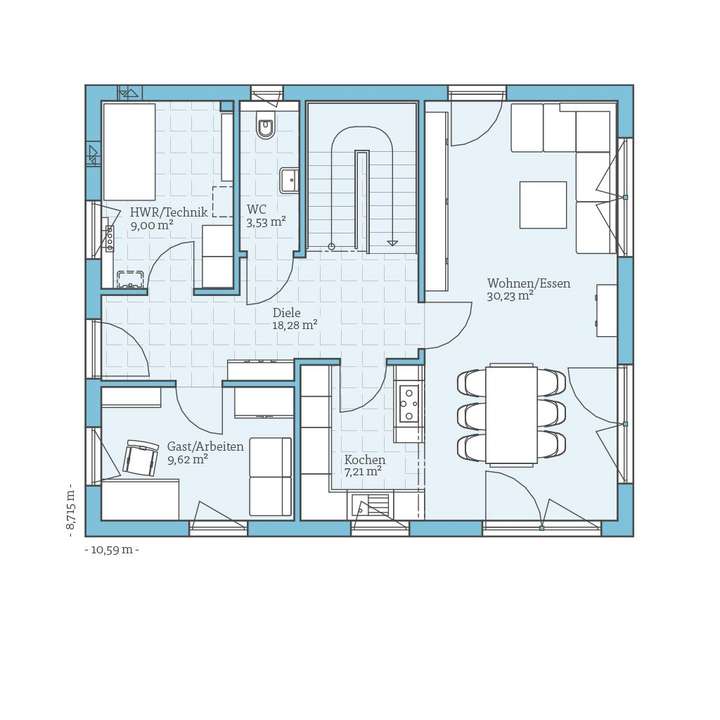 Erdgeschoss Haus Waidhofen