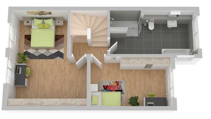 Grundriss RH 126 1.OG