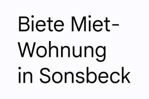Mietwohnung ab sofort und unbefristet in Sonsbeck