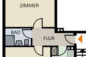 Vermietete 2-Zimmer-Wohnung in der sonnigen Endetage und ruhiger Lage von Horn – Die vollständige Adresse der Immobilie erhältst du vom Anbieter., 22119 Horn, Hamburg – Vorschaubild 2