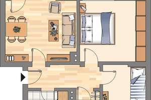 Renovierte 3-Zimmer-Wohnung in Castrop-Rauxel Schwerin – 44577 Castrop-Rauxel – Vorschaubild 2