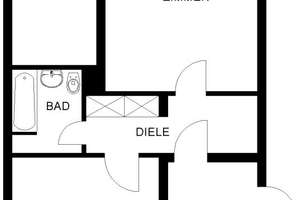 2-Zimmer Wohnung in Laer mit WBS – Werner Hellweg 130, 44803 Laer, Bochum – Vorschaubild 2