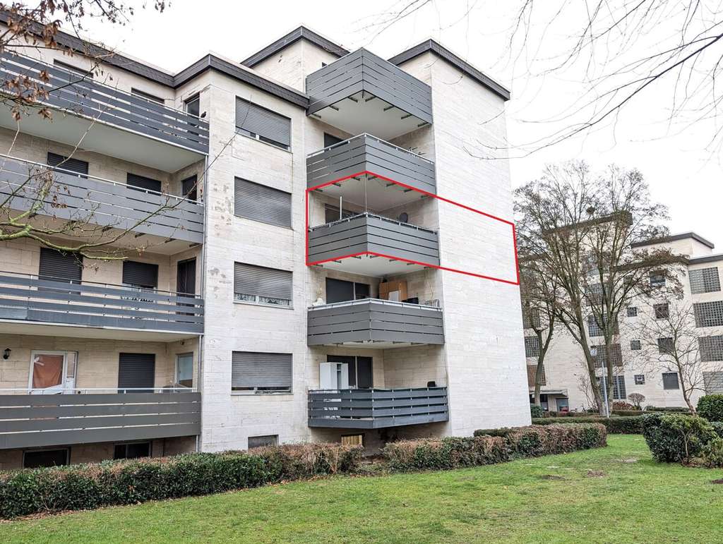 Immobilie in Bergheim - Gepflegte 3-Zimmerwohnung mit Balkon in Bergheim-Zieverich! - Bild 1