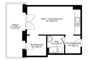 Neuwertige 1-Zimmer-Wohnung in der Nähe des Hauptbahnhofs! – 85051 Münchener Straße, Ingolstadt – Vorschaubild 20