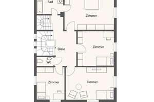 Am Killesberg in ruhiger Wohnlage! Charmantes Einfamilienhaus mit großem Garten – 70192 Killesberg, Stuttgart – Vorschaubild 13