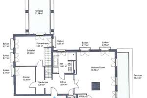 Heinrich Heine Gärten: repräsentative 4 Zimmer-Penthouse-Wohnung mit Einbauküche und 3 Dachterrassen – Die vollständige Adresse der Immobilie erhältst du vom Anbieter., 40549 Heerdt, Düsseldorf – Vorschaubild 46