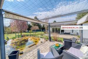 IMMOBERLIN.DE - Südgrundstück mit Bungalowarchitektur und Sonnenterrasse in rückwärtiger Lage