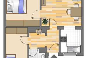 2-Zimmer-Wohnung in Dortmund Innenstadt-Nord – Mallinckrodtstraße 49, 44145 Nordmarkt, Dortmund – Vorschaubild 2
