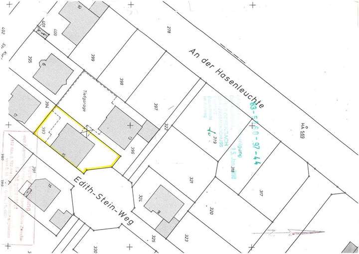 Flurkarte_Edith-Stein-Weg